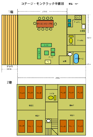 コテージモンテラック　平面図