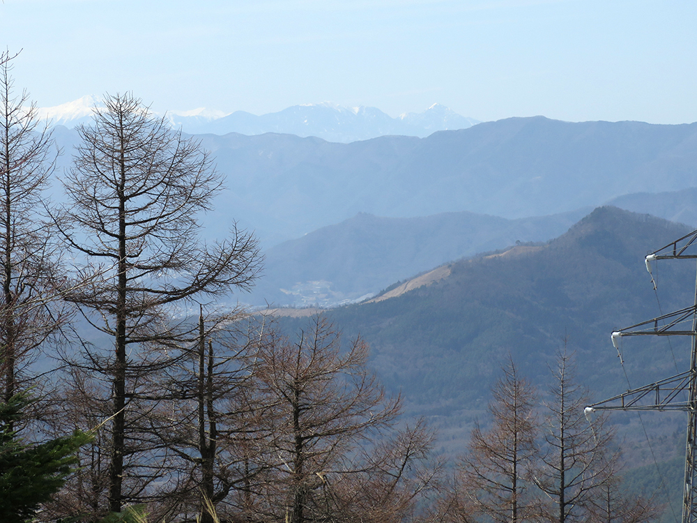 北岳から３０００ｍ級の山々